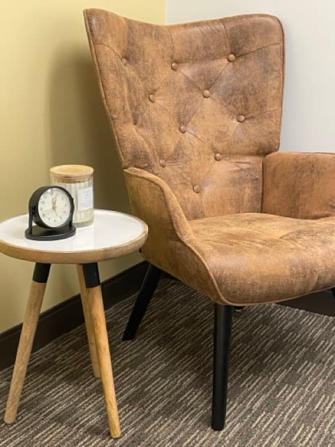 Comfortable therapy office chair